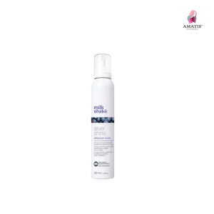 فوم رنگساژ و آبرسان سیلور شاین میلک شیک (whipped cream) 200 میلی لیتر