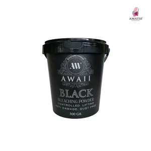 پودر دکلره سیاه آوایی (Awaii black bleaching powder) 500 گرمی