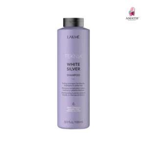 شامپو ضد زردی لاکمه white silver 1000ml